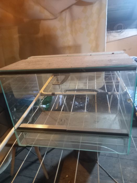 Terrarium szklane 60x40x30