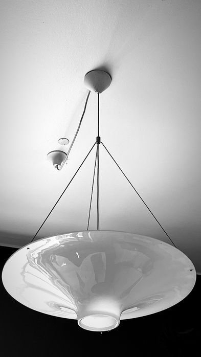 Vintage “Skyflyer” pendant light by Yki Nummi for Stockmann Orno,1960s