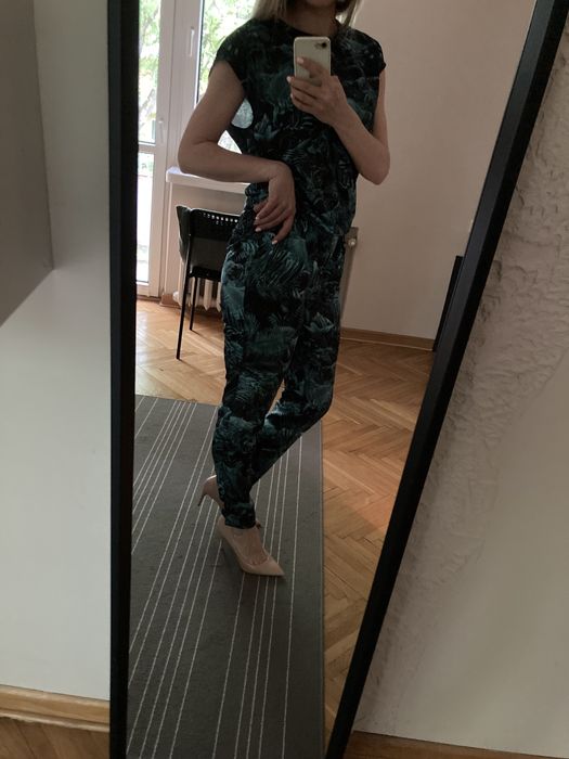 Kombinezon mohito s 36 trawy tropikalny tropic zielony lato sexy club