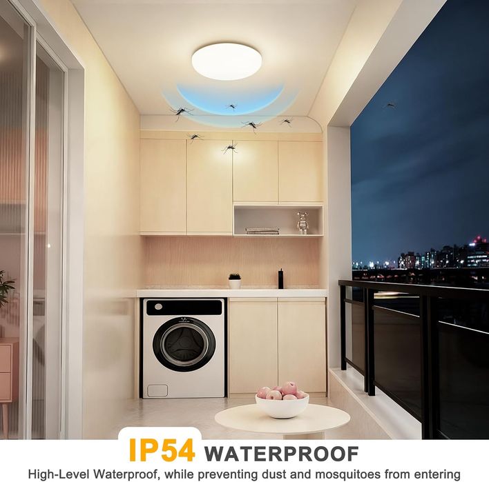 Swoieltr Lampa sufitowa LED 36W 4000K IP54 biała