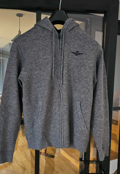 Aeronautica militare sweter  z kapturem L/M