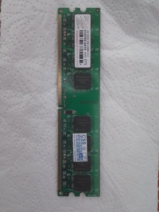 Системная плата с процессором и оперативной памятью