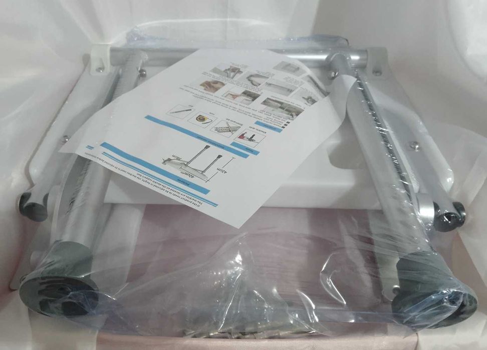 Weytoll assento de chuveiro dobrável com pernas