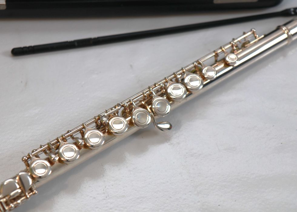 Flauta transversal Yamaha Advantge 200AD em bom estado