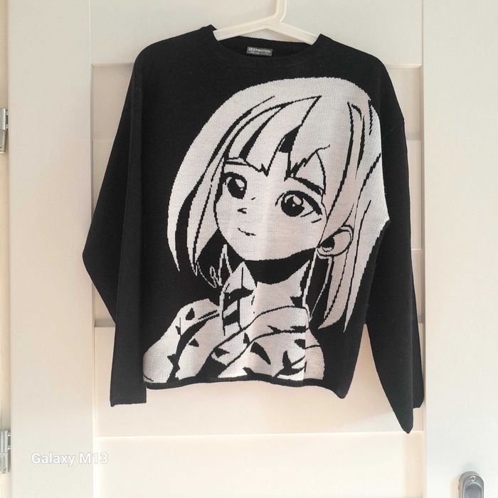 Sweter damski z nadrukiem