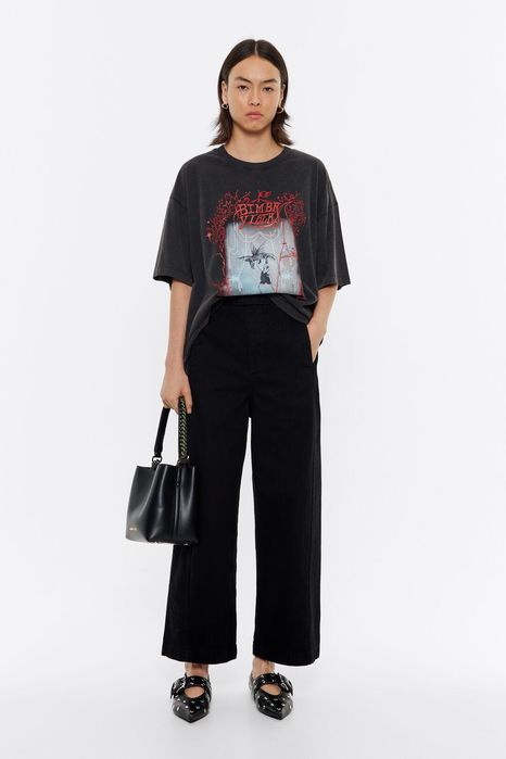 Calças ganga pretas BIMBA Y LOLA