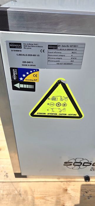 Caixa de ventilação 600 mm x 600 mm x 600 mm Nova