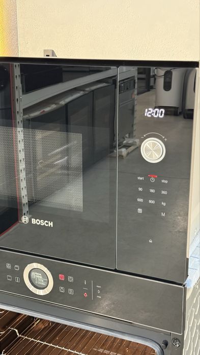 Комплект новий. Духовка HBG635BB1 та мікрохвтльовка BFL524MS0