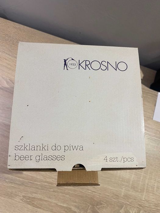 Kufle szklanki do piwa pszenicznego KROSNO 4x500ml