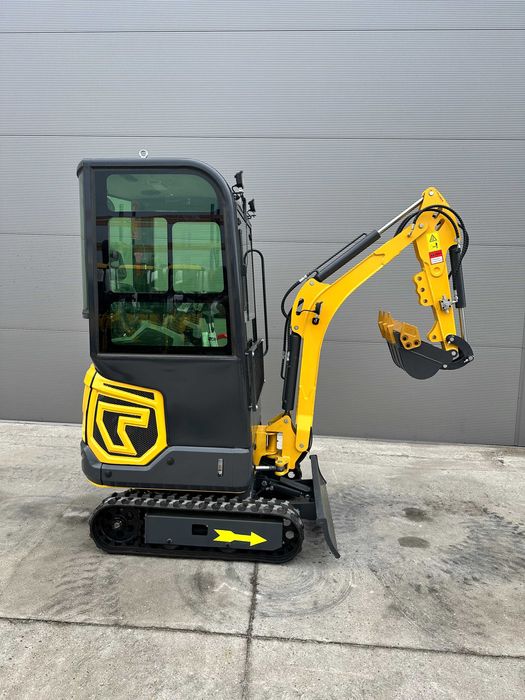 NOWA minikoparka Interbauer MKT12 1200kg RAMIĘ SKRĘTNE JOYSTICK'i