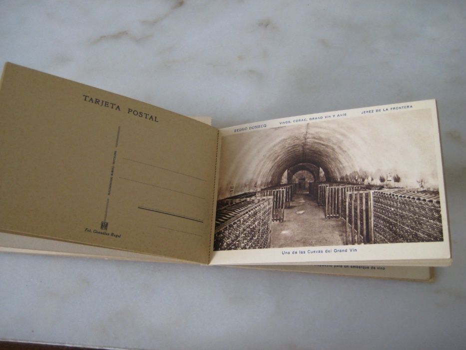 20 Postais, dec1960, preto e branco,Caves Pedro Domeco J.Frontera