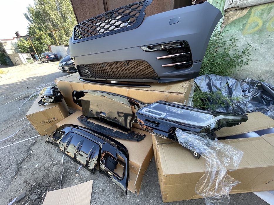 Бампер обвес Range Rover Velar L560 рестайлинг бампер