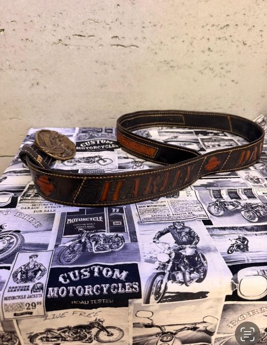 Pasek Harley Davidson, długość 120 cm