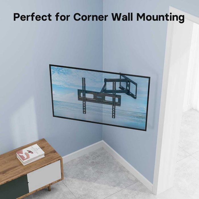 BONTEC Uchwyt Ścienny do TV 26-60" | Udźwig 45kg | VESA 400x400
