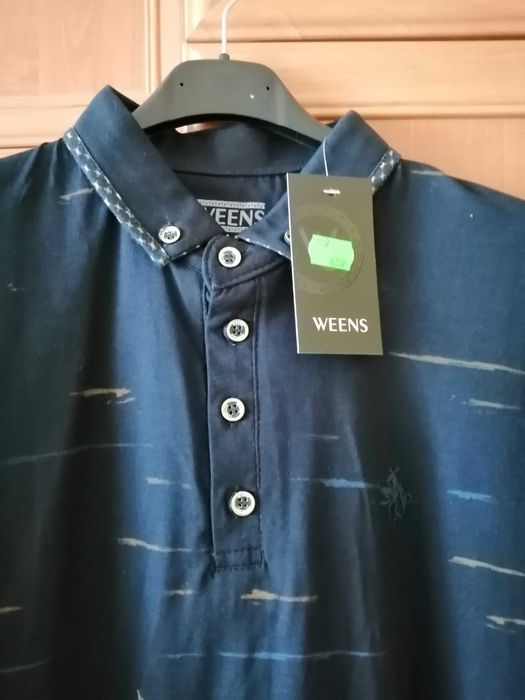 Koszulka z kołnierzykiem nowa z metką męska