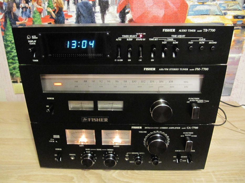 БРЕНДОВАЯ Стереосистема FISHER 7700 HI-FI *Professional Class (Japan)