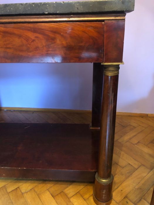 Duże biuro-konsola z epoki Empire pocz XIX w .