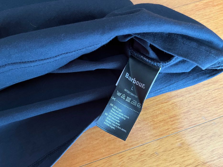 Camisola manga comprida azul marinho da Barbour - Homem - Tamanho L