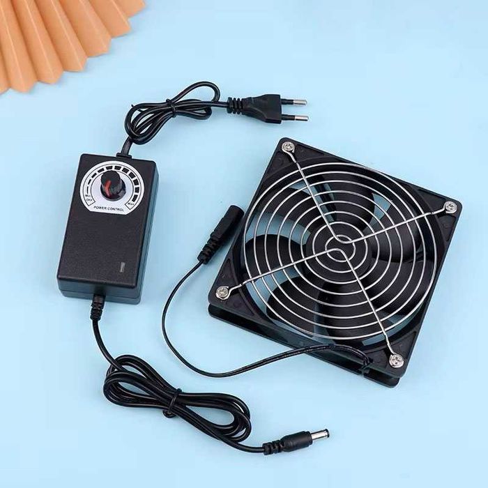 Kit Ventilador + Regulador de Velocidade 12V