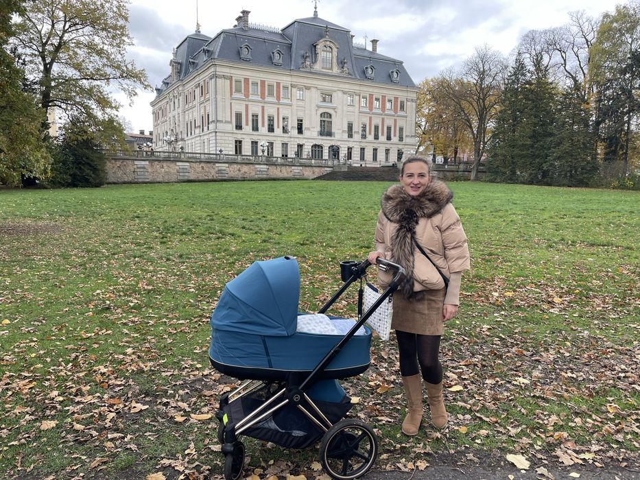 Cybex e-Priam 3w1 – kompletny zestaw, stan bardzo dobry