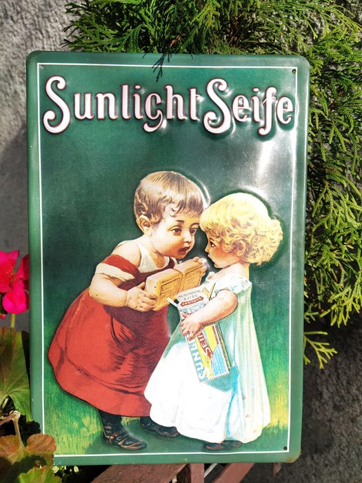 Tabliczka reklamowa.Szyld. retro,Vintage,niemiecka.