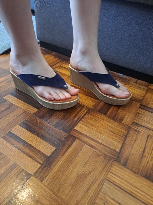 Calçado mulher azul