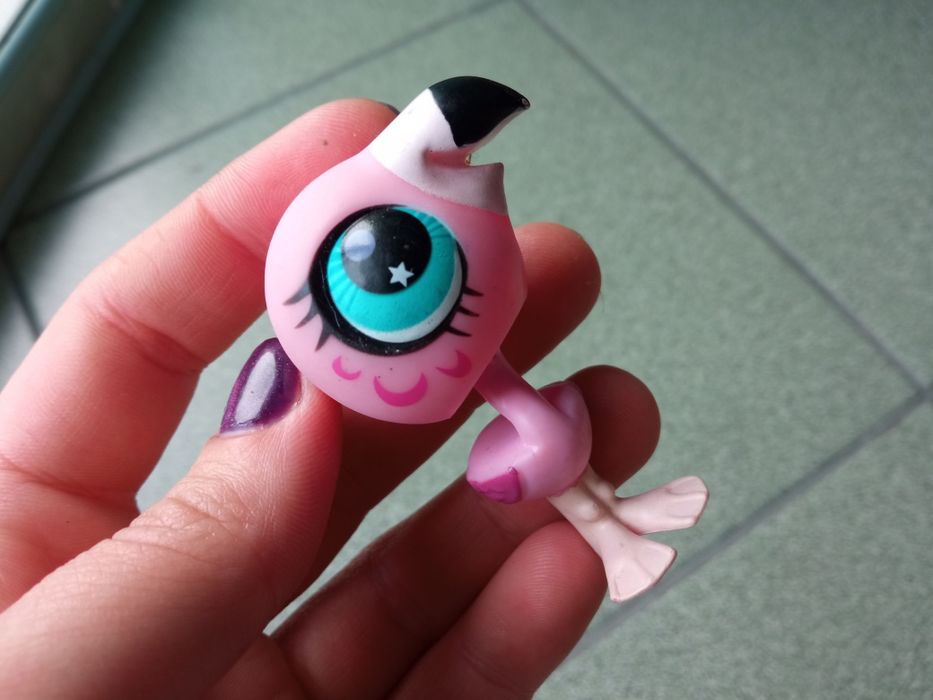Игрушка фигурка Littlest Pet Shop фламинго LPS Hasbro