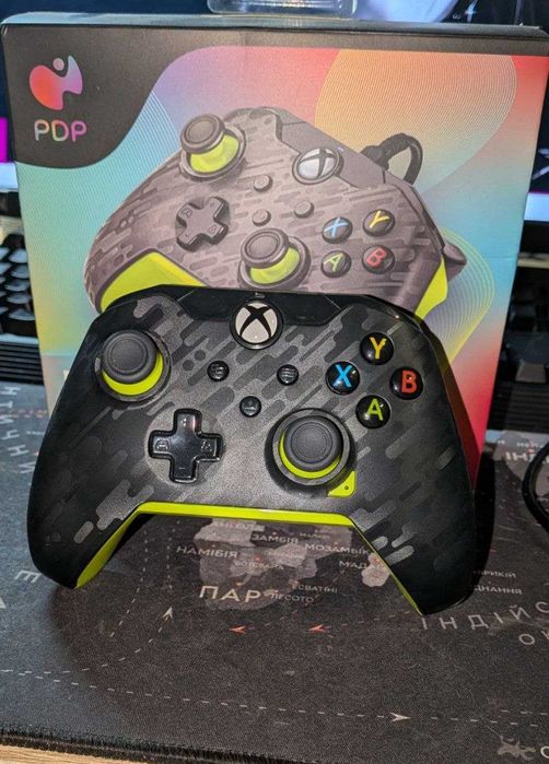 Геймпад PDP Xbox Series X/S Electric Carbon