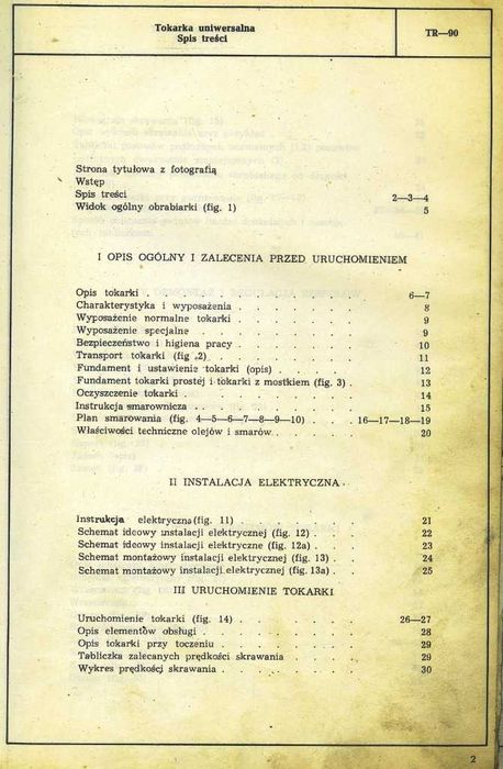Tokarka TR 90 DTR