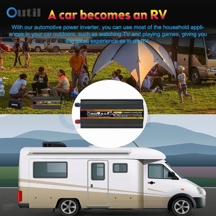 Інвертор чистий синус 3000W