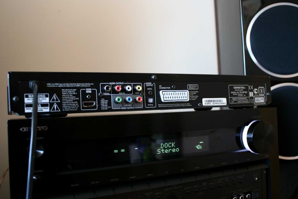 Odtwarzacz CD DVD Onkyo Dv SP 406 USB compact disk mp3