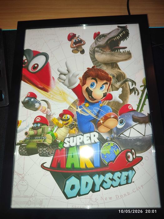Quadro super Mário Odyssey