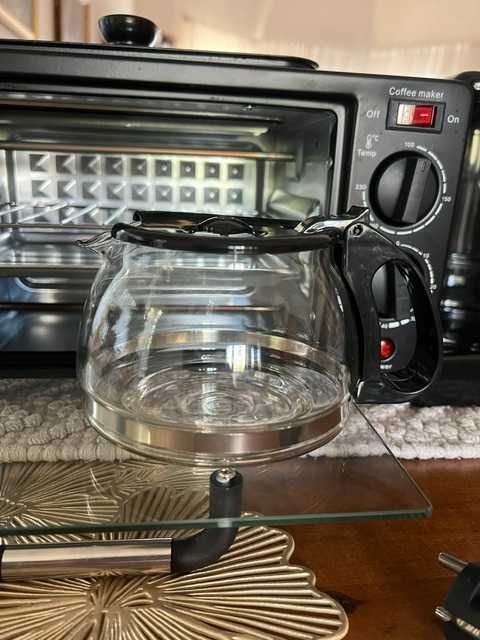 Breakfast Maker 3w1 – opiekacz, mini piekarnik i ekspres do kawy