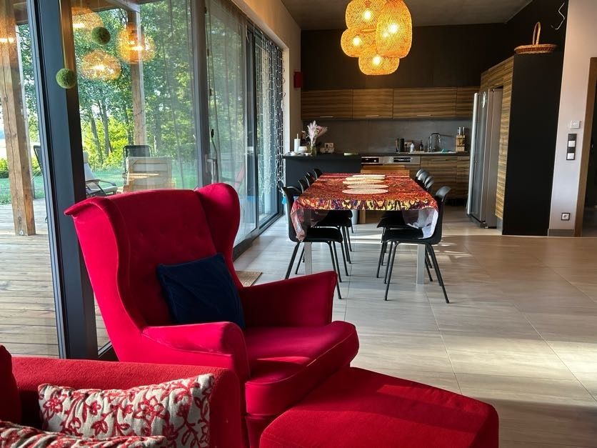 Dom domek weekend Święta jacuzzi sauna balia kominek