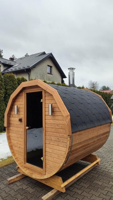 Nowa sauna ogrodowa