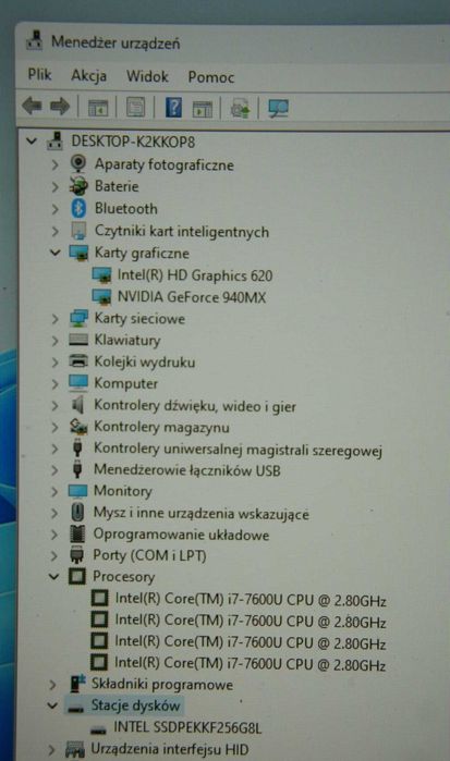 Laptop LENOVO ThinkPad T570 - Intel i7, GeForce, 16GB ram, SSD