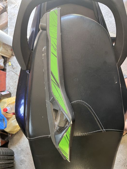 Пластик боковий задній лівий Tekken 250 зелений