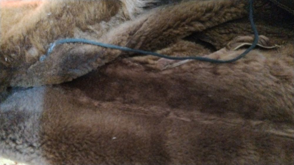 Жіноча дублянка з натуральної овчини