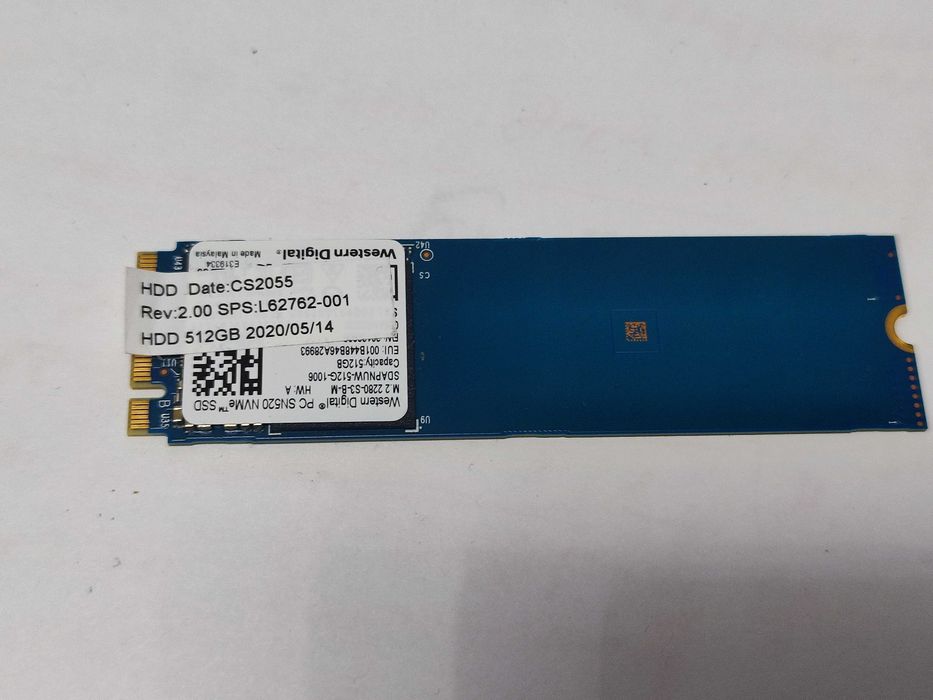 Диск SSD M2 NVMe  WD 512Gb PC SN520