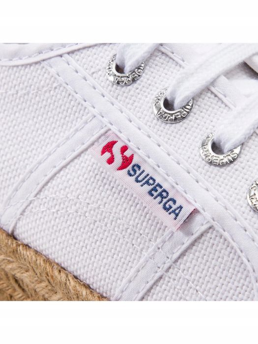 Superga 40 Buty Damskie Espadryle Białe 2730 Rope T1193