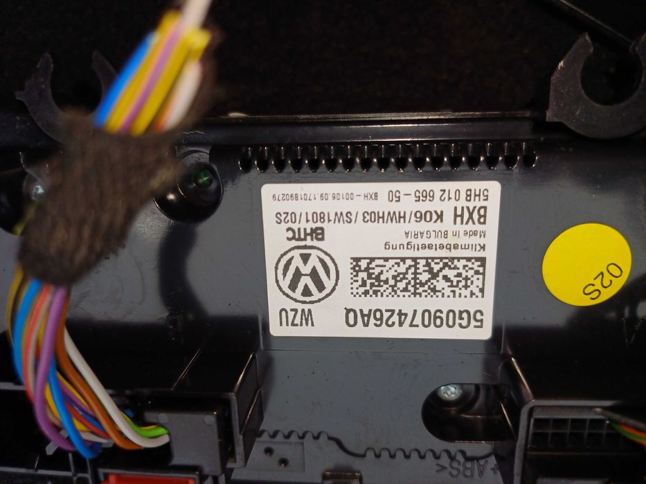 Panel klimatyzacji  climatronic wolkswagen golf 7 17r