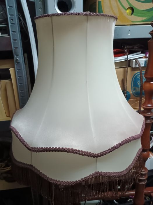 Kremowy klosz, abażur do lampy