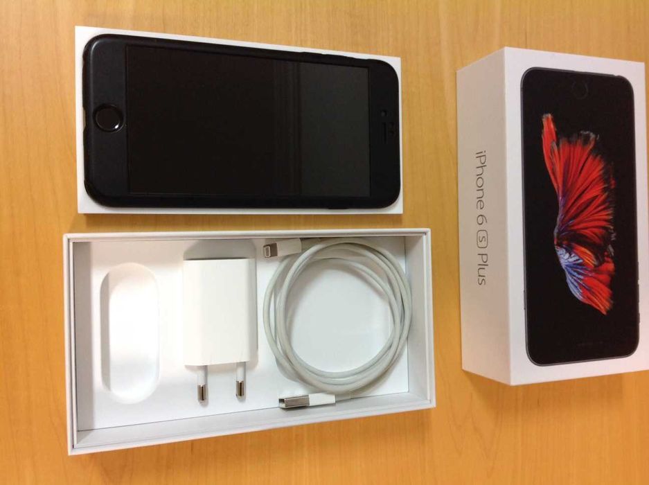 Telemóvel Apple iPhone 6S Plus 64GB Cinza Sideral Como Novo (c/portes)