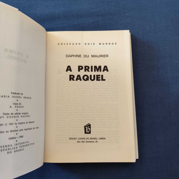 Daphne du Maurier - A Prima Raquel