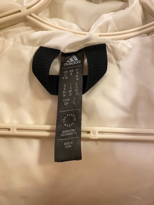 Пуховик Adidas, білий оригінал