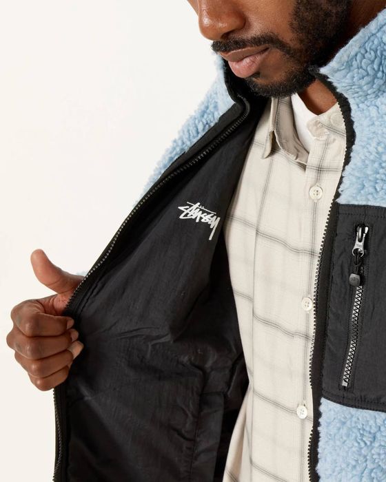 Шерпа Stussy (куртка двухсторонняя)