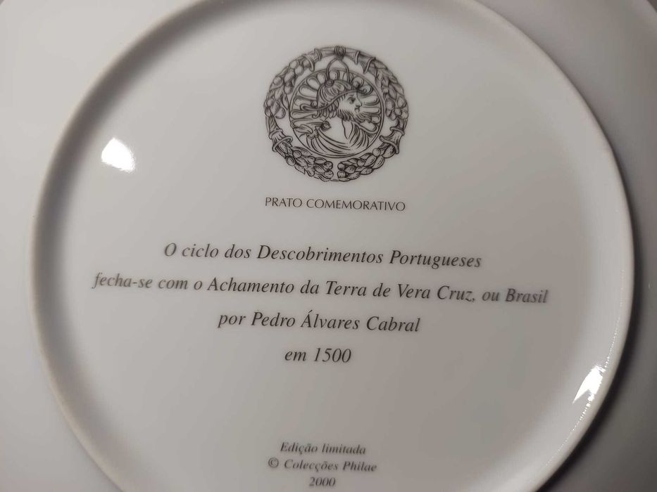 Prato “Chegada à Terra de Vera Cruz”