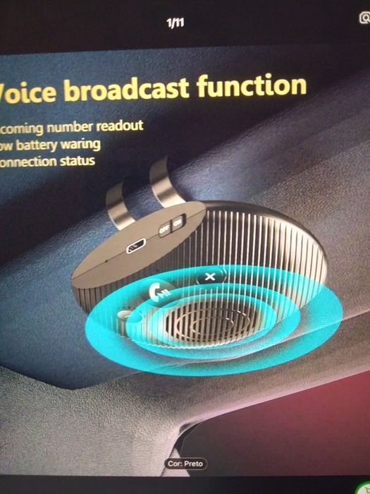 Kit  mãos livres auto64584847076098124