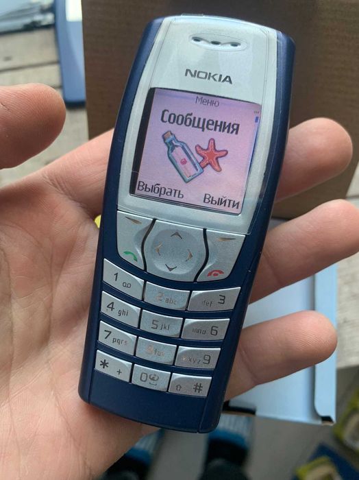 Телефон Nokia 6610  темно-синий | Новый в пленках