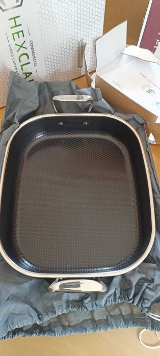 Hexclad Assadeira Grande XL- Extra-Large Hybrid Roasting Pan